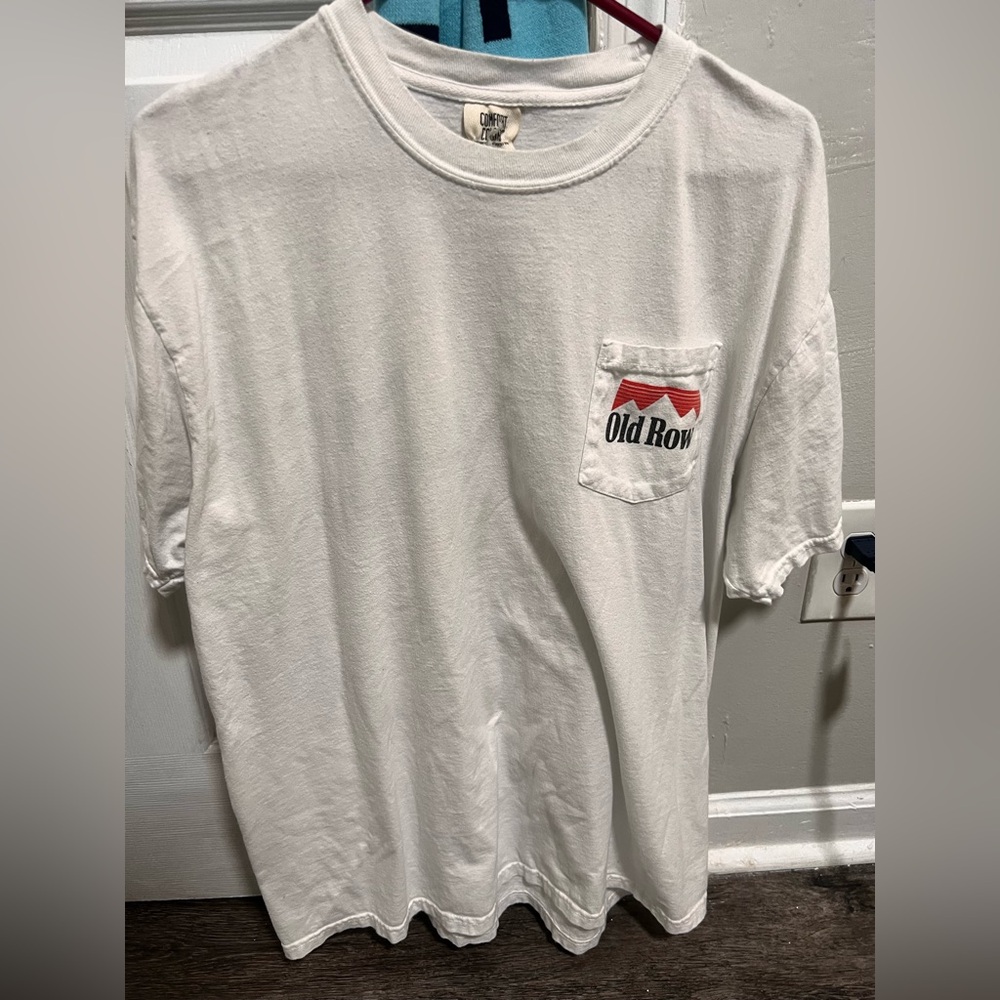 Old Row Comfort Colors White Short Sleeve Tee